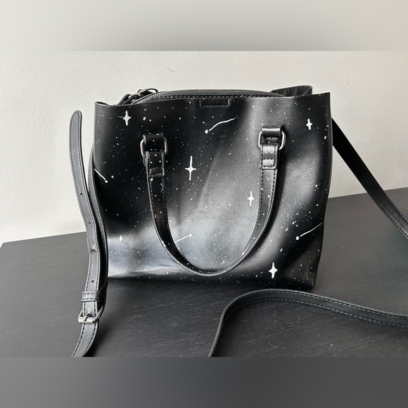 Hand-painted night sky bag - Picture 2 of 7